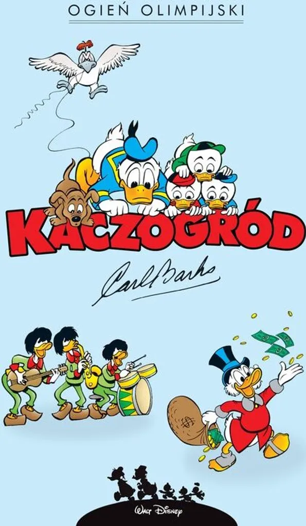 Bande Dessinée Kaczogród Ogień Olimpijski Album de Collection Disney