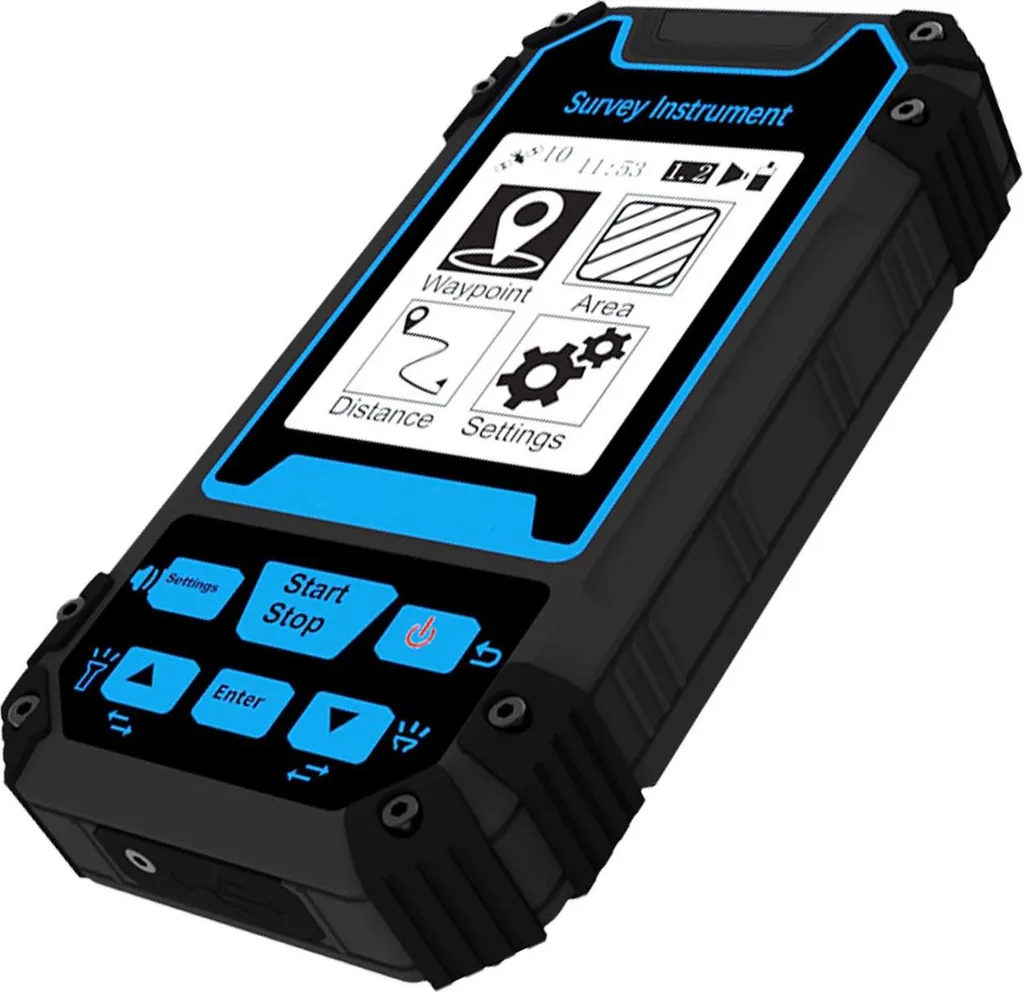 GPS de surface agricole portable avec navigation trail et haute précision