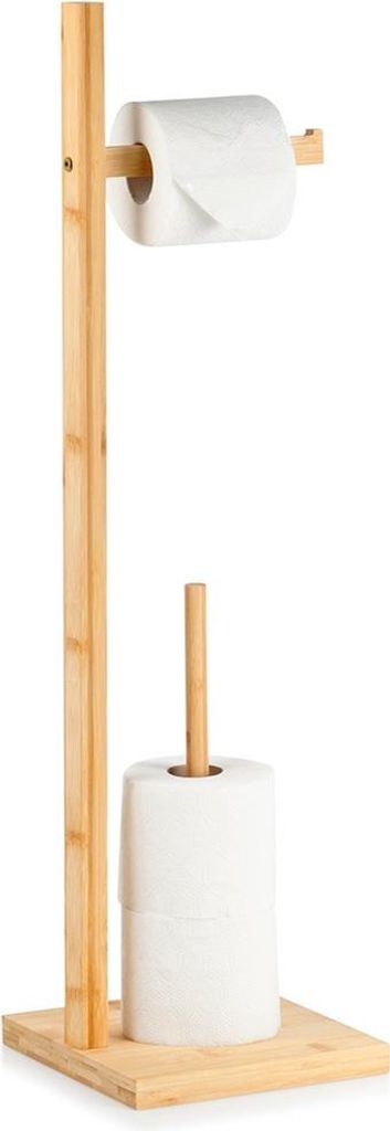 Stojak na papier toaletowy drewniany 70 cm Zdjęcie produktu 