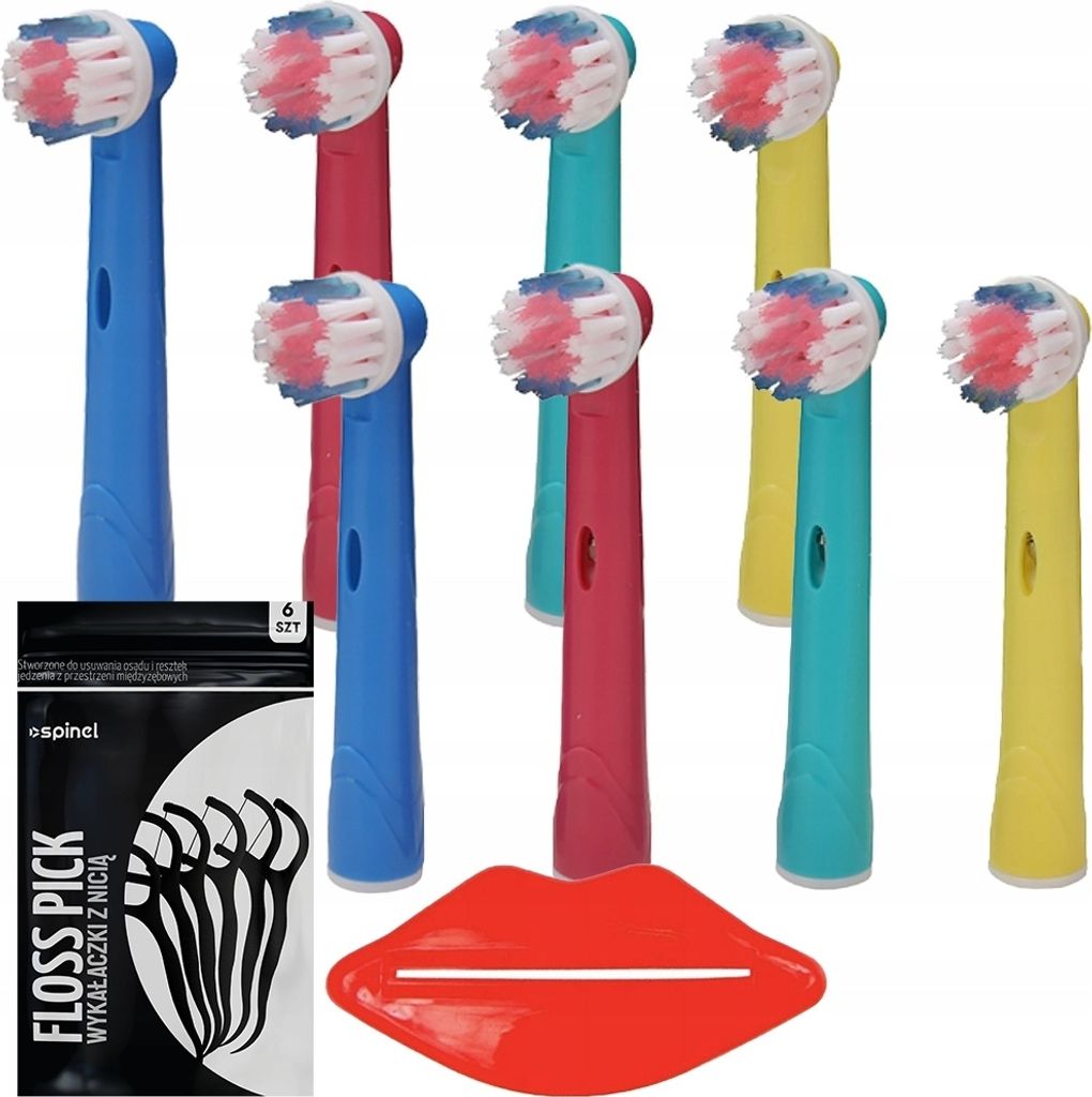 Oral-B Aufsätze Kinder Precision Clean 8 Stück elektrisch Zahnbürste Set
