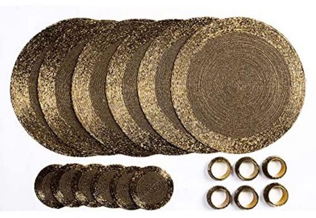Handgemachte Platten für den Tisch - Set aus 4 - vielseitig