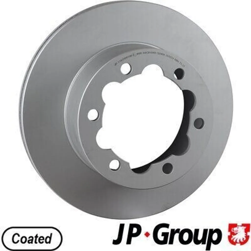 Éliminez les vibrations de freinage arrière VW Crafter : Disques JP GROUP