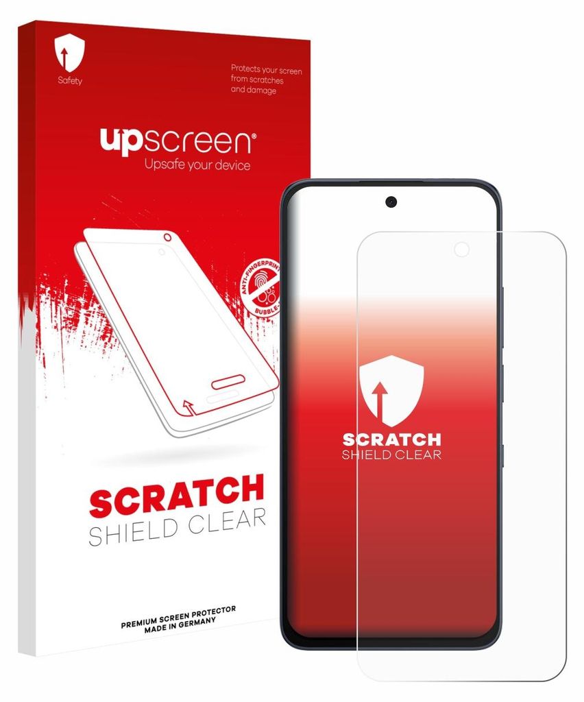 upscreen Schutzfolie für TCL NxtPaper 70 Pro Displayschutz Displayschutzfolie Folie Klar Transparent