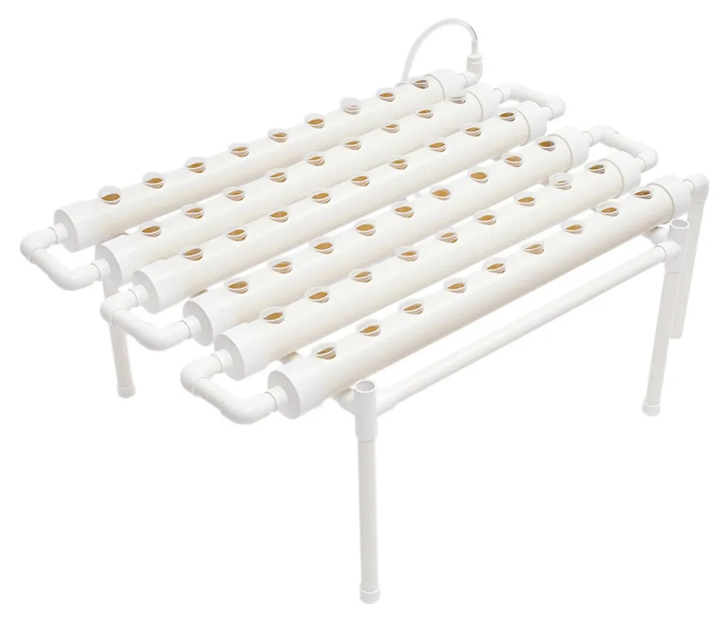 Système de culture hydroponique 54 plants pour jardinier urbain blanc mat