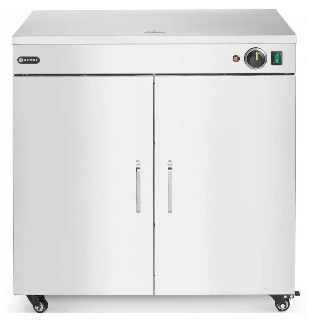 HENDI Chauffe-assiettes double, 230V/800W, 735x589x(H)766mm Image du produit 