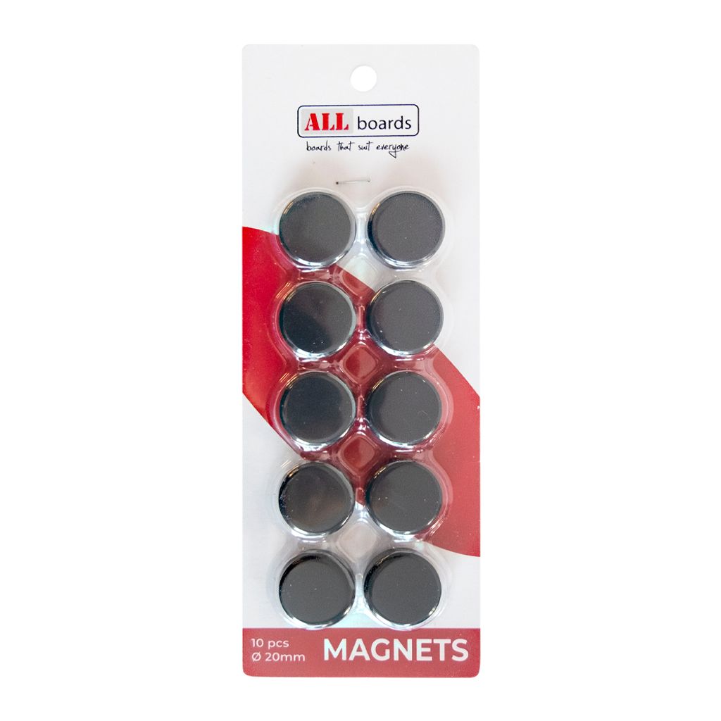 Magnete rund stark 38mm, schwarz