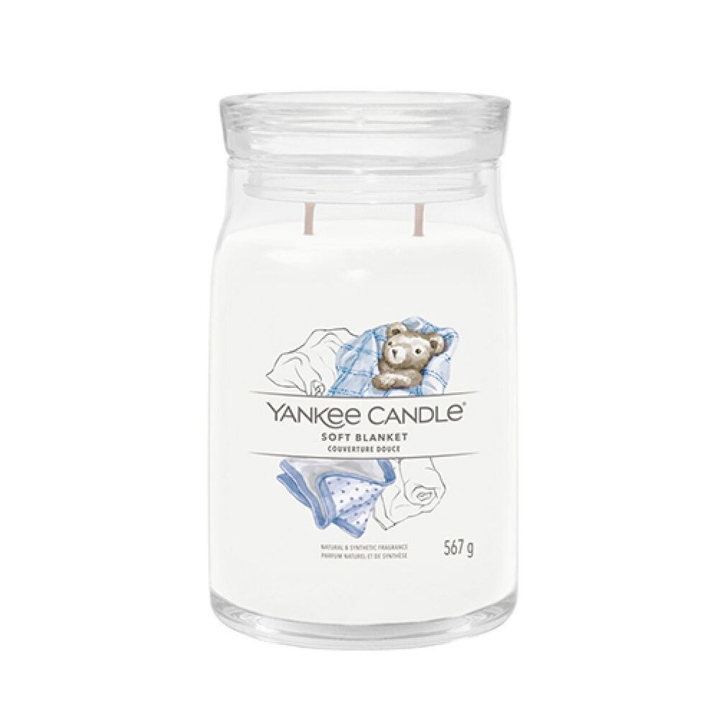 Yankee Candle 1701376E, Zylinder, Weiß, Bernstein, Zitrus, Produktbild 