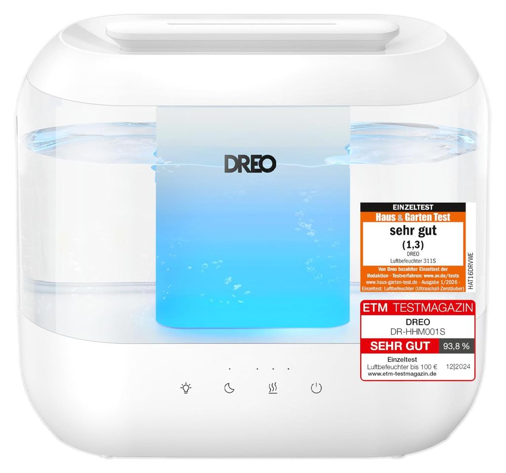Humidificateur Dreo pour chambre à coucher - Fonctionnement Image du produit 