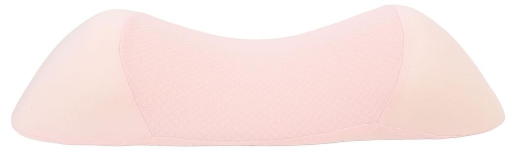 Lendenkissen für erholsamen Schlaf, ergonomisch geformt aus Memory-Schaum, abnehmbarer Bezug, rosa
