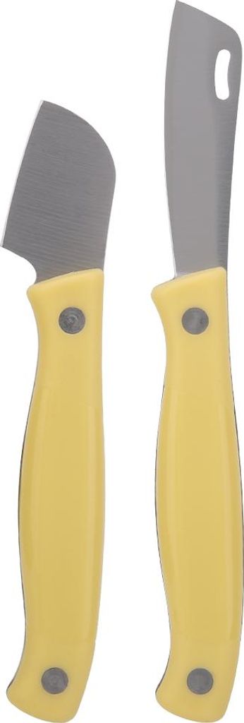 2-teiliges Gartenmesser-Set aus Kohlenstoffstahl: Veredelungsmesser, Beschneidungsmesser, Setzlingsschneidewerkzeug