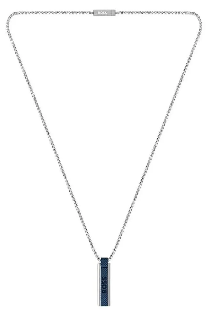Chaîne en acier avec pendentif homme Sakis 1580370 - Collier robuste