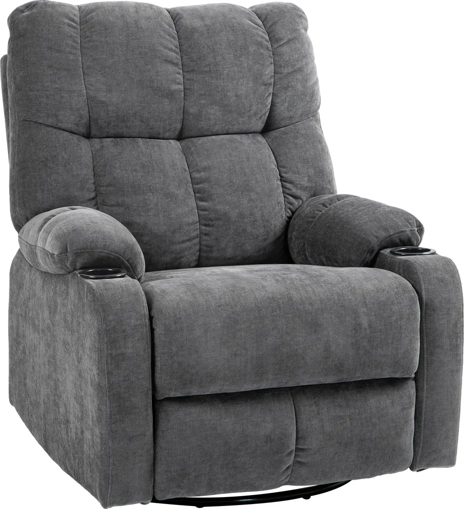 Fauteuil balancelle pivotant idéal pour la lecture et le repos à domicile
