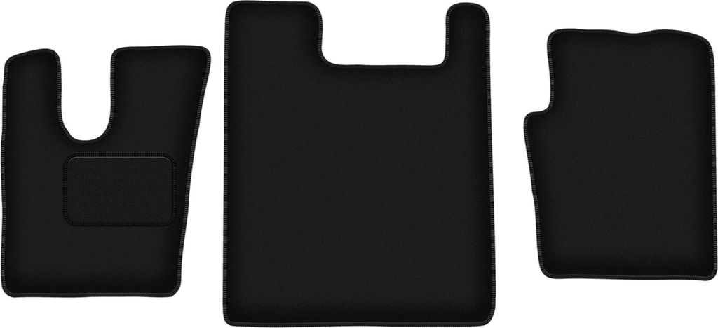 Schwarze Veloursmatten für: Scania R-LKW (2018-)