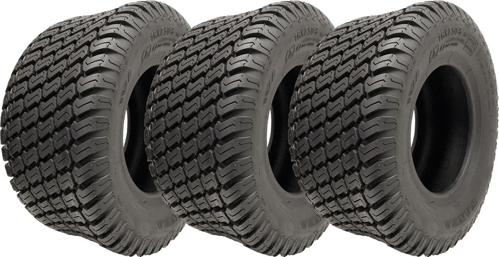 16x7.50-8 Rasenreifen 4ply Wanda P332 Turf Ride On Lawnmower Tires (Satz von 3)