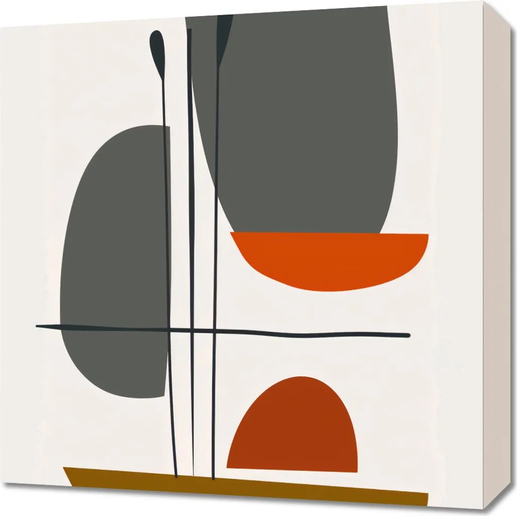 Quadro 50x50 cm Armonia - Tela Artigianale per Arredo Casa Moderno