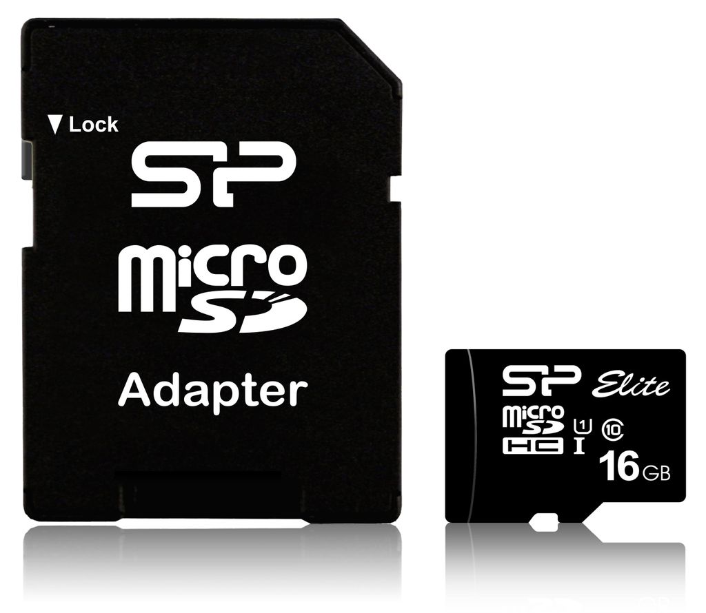 Silicon Power Elite 16GB microSDHC UHS-I, 0 - 70 °C, Schwarz, -40 - 85 °C, Micro Secure Digital High-Capacity (MicroSDHC), SD, Blister