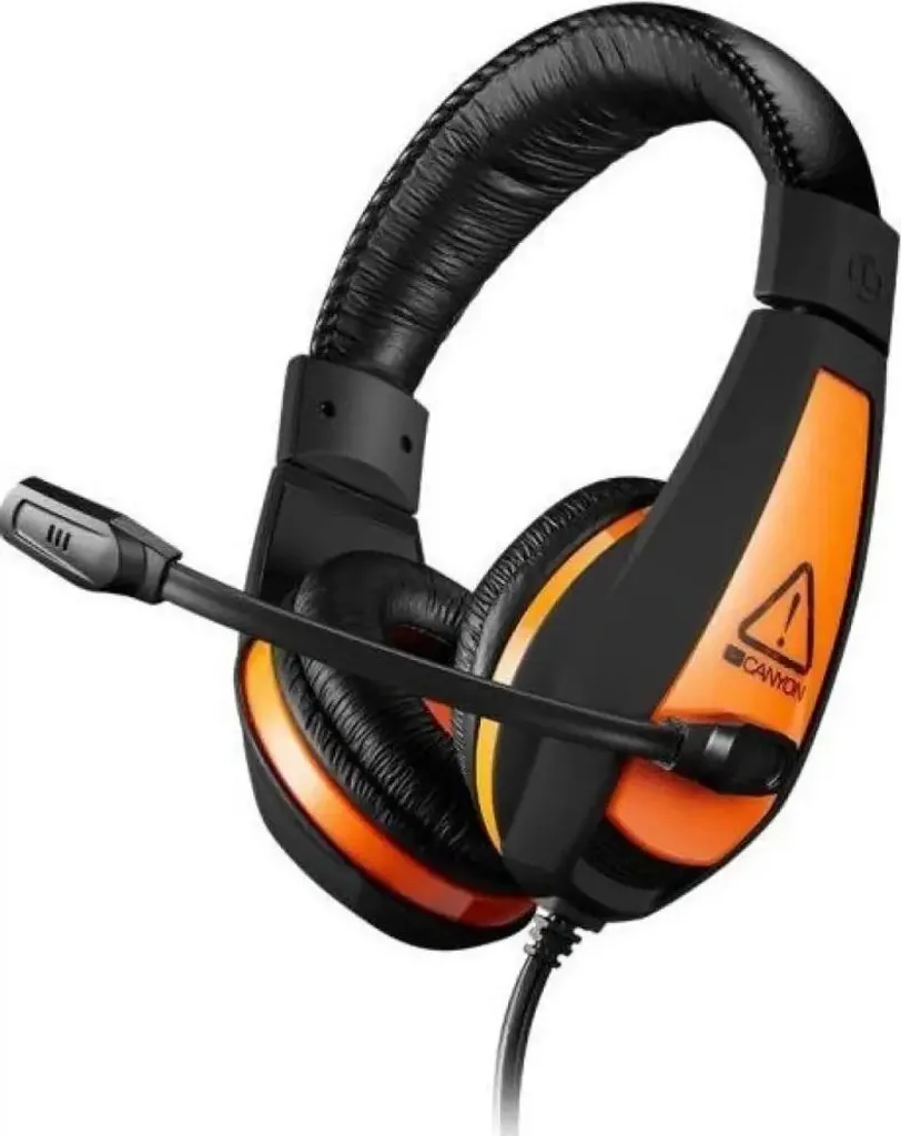Casque Gaming Canyon StarRaider GH-1A CND-SGHS1A Noir et Orange pour PC