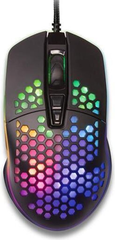 Maus Yenkee YMS 3030BK Shotgun, optisch, verkabelt, Gaming, 6400DPI, schwarz