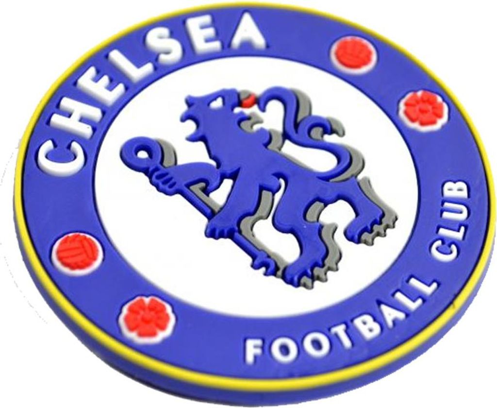 Chelsea FC - Kühlschrank-Magnet, Wappen BS3198 (Einheitsgröße) (Blau/Weiß/Rot)