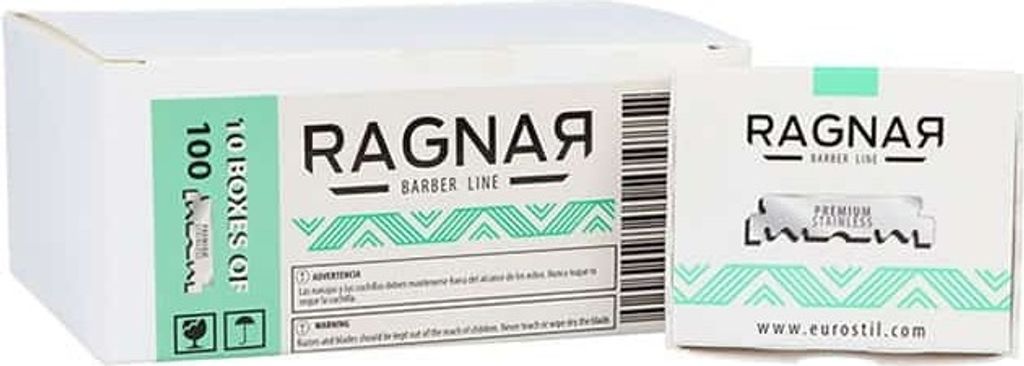 RAGNAR PREMIUM EUROSTIL Rasierklingen 100 Stk. halbe Klingen
