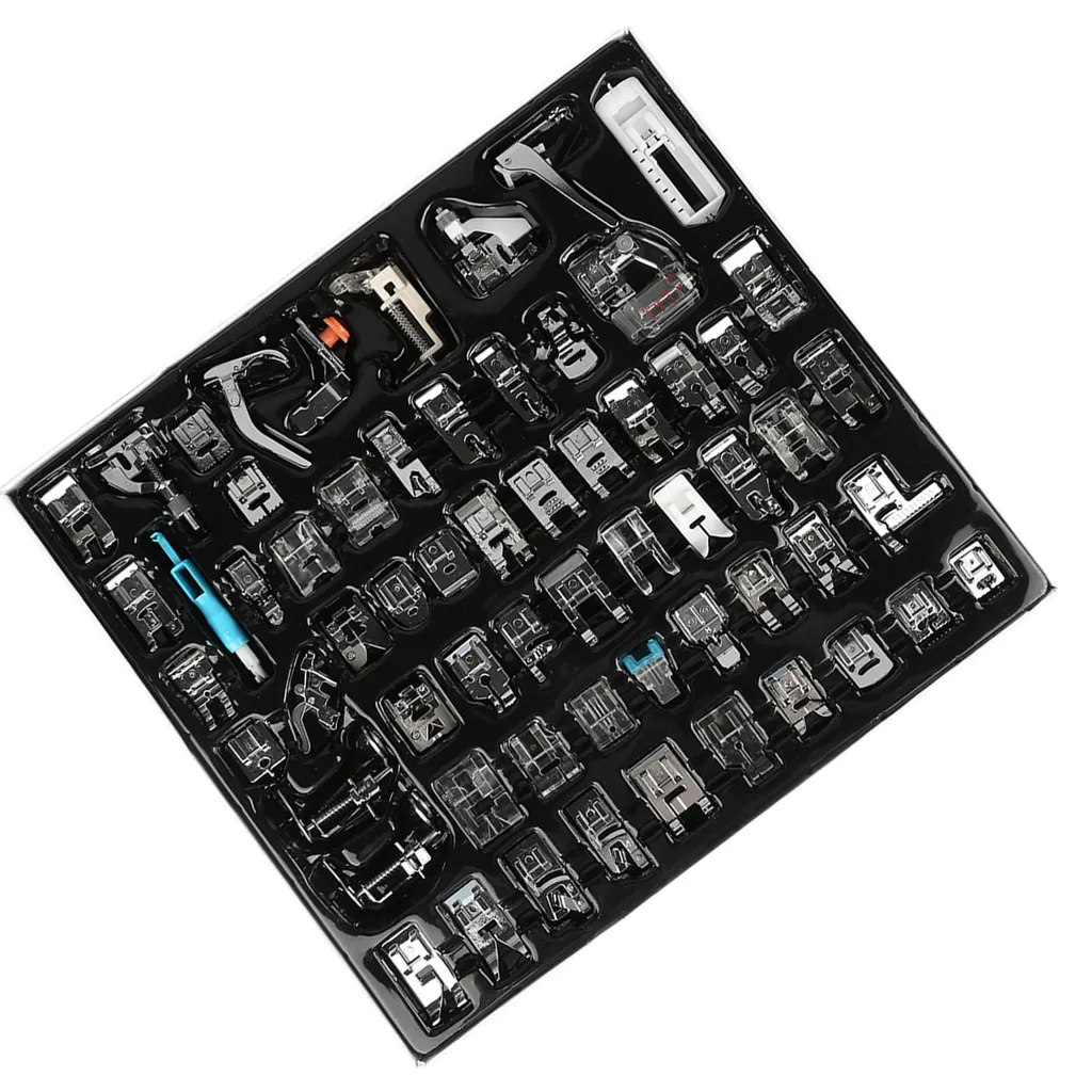 Ensemble de 62 accessoires couture pied-de-biche universel machine