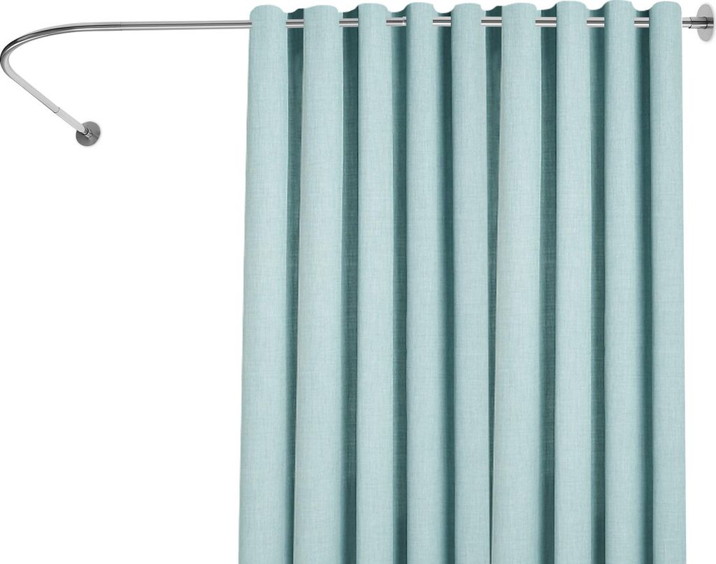 Tringle à rideau de douche, tringle coudée réglable, Image du produit 