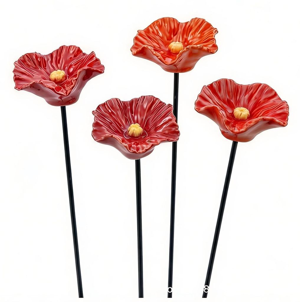 Bienentränke Blumenform 4er Set, Insektentränke für Garten, Produktbild 