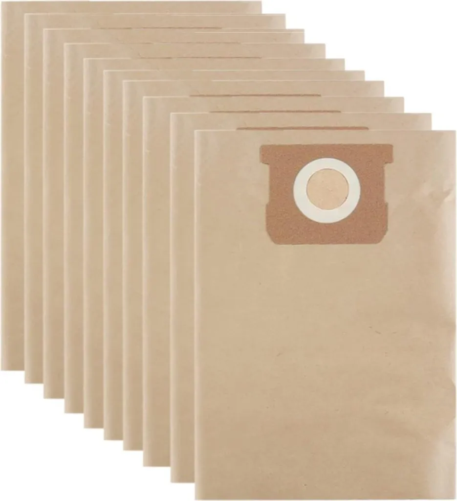 Set 10 Sacchi Polvere Stanley 19-3100 | Fibra Vegetale Resistente