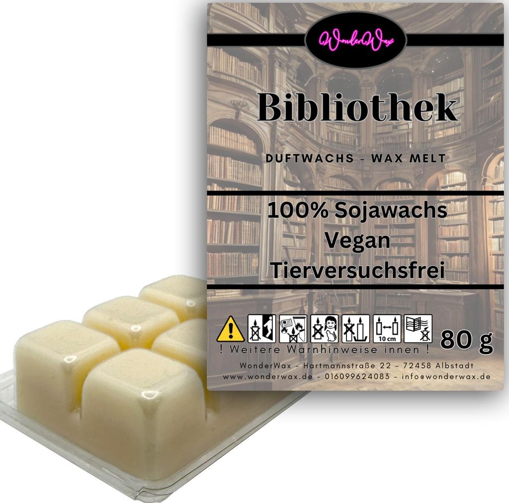 WonderWax Duftwachs Wax Melts für Duftlampe, 6 Würfel Duftmelt Wachsmelt Sojawachs Duftwachs Würfel für Raumdüfte, Wachs Duftöl Winter Indoor...