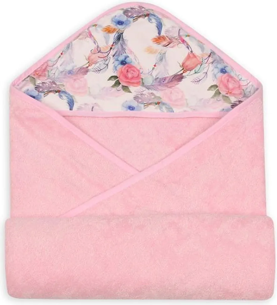Drap de bain bébé grand format 100x100 cm idéal sortie de douche - 3