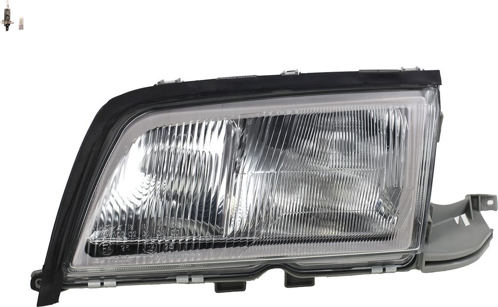 Johns, Scheinwerfer Halogen passend für Mercedes W202 C-Klasse 96-00 Links Leuchtmittel 2028202361 2028202961