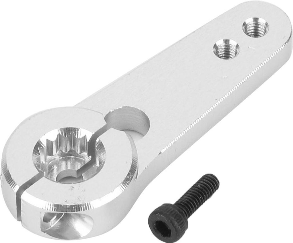 Aluminiumlegierung RC Lenkung Servo Halbarm Horn 44 mm 15T für HSP 1/5 LKW (Silber)