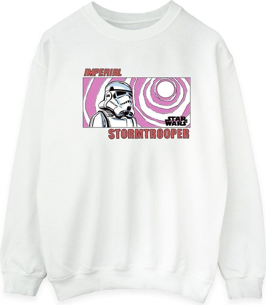 Star Wars - "Imperial" Sweatshirt für Herren BI45252 (S) (Weiß)