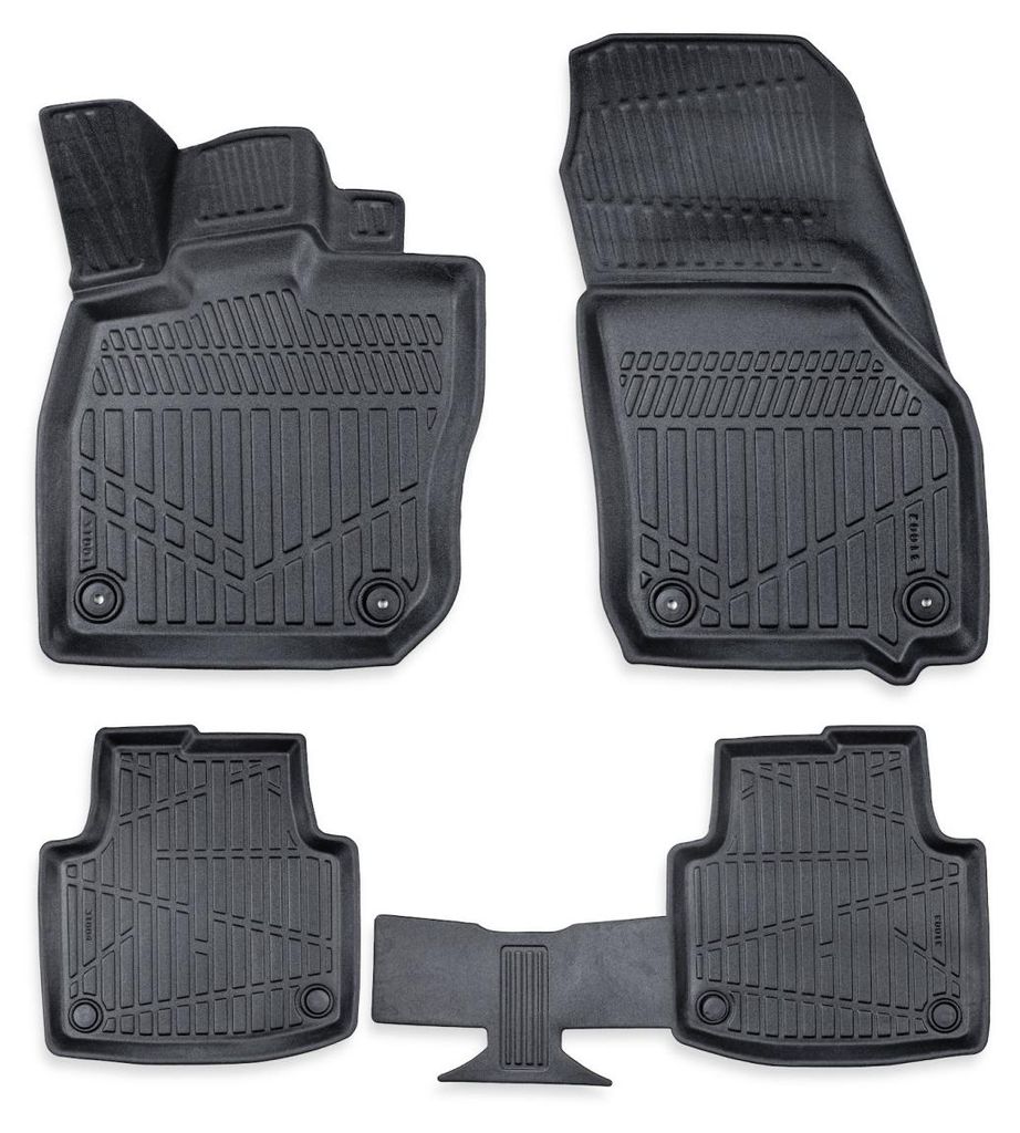 4‐tlg. 3D Gummifußmatten‐Set für SKODA SUPERB IV 2024+ (Erpassan)