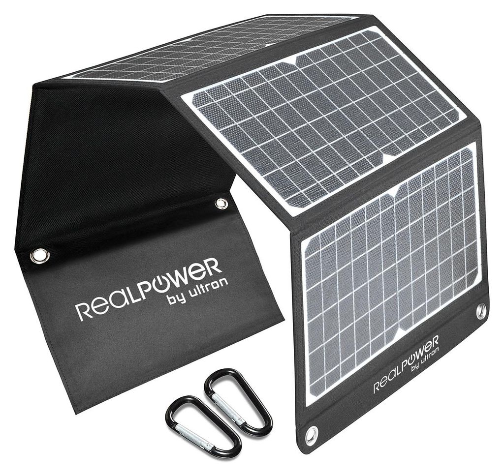 RealPower solárny panel SP-30E 30 W 4 panely Skladací Obrázok produktu 
