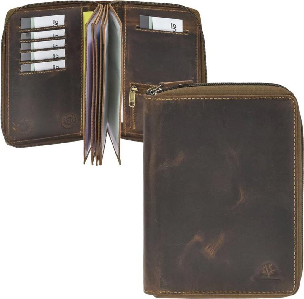 Greenburry Vintage Ausweisetui Leder 9.5 cm