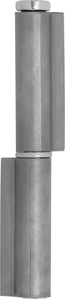 2 x Torband Ø 15 mit Anschweißfahne 7 mm Höhe: 120 mm Torbeschlag zum Anschweißen Scharnier Torscharnier von SOTECH