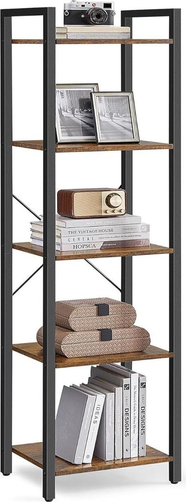 Songmics Regal mit 5 Ebenen vintagebraun, 30x40x153 cm Produktbild 