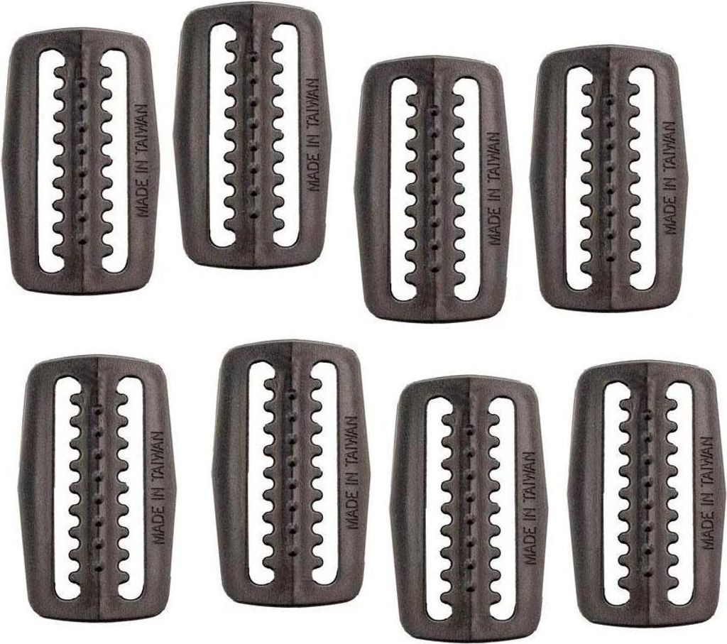 Metalsub Diving Belt Weight Stop Kit Gewichtsretainer 8 Einheiten Schwarz Schwarz One Size