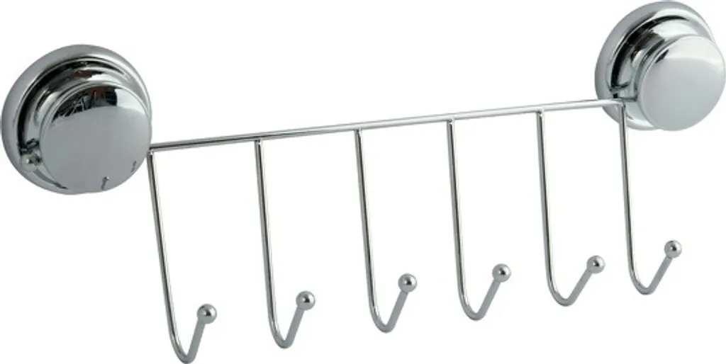 Porta Asciugamano Ventosa Design Elite - Acciaio Cromato Alta Qualità