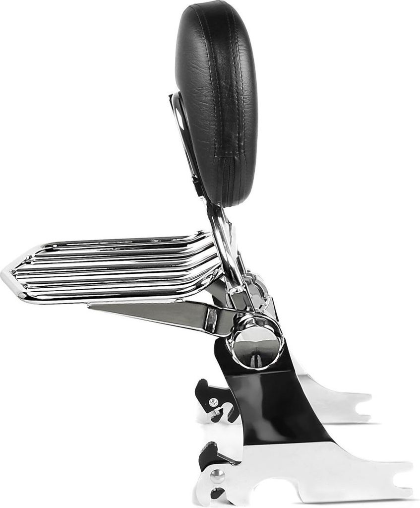 Sissy Bar mit Gepäckträger abnehmbar für Harley Davidson Sportster Mod