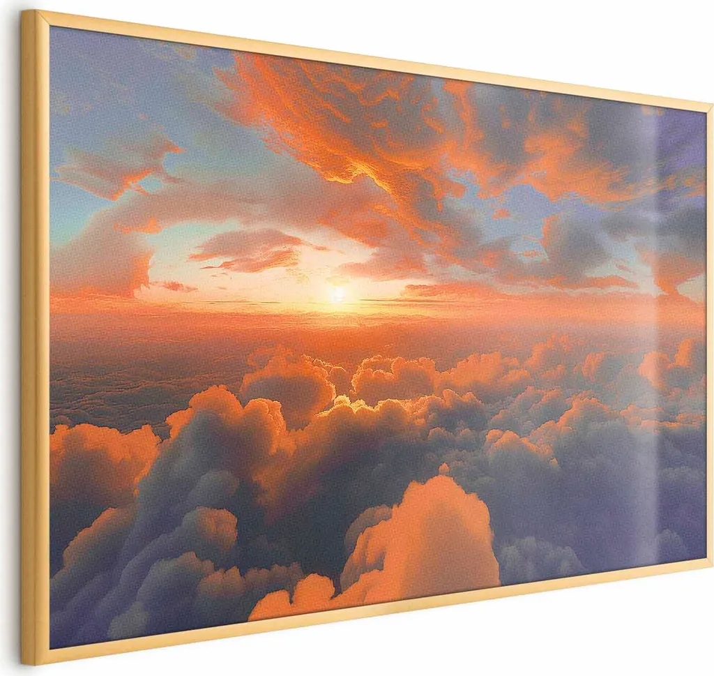 Poster Colour Spectacle 60x40 cm - Cornice Oro Elegante da Parete