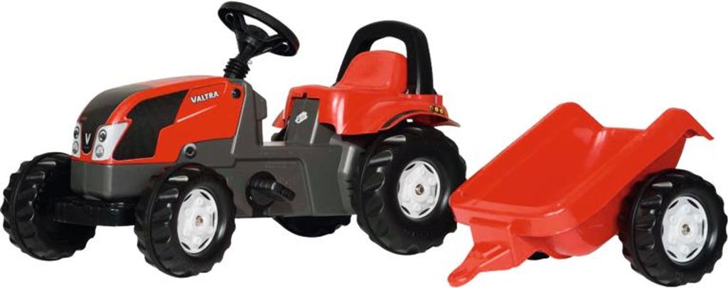 rolly toys Kid Valtra Trettraktor mit Anhänger, Maße: Produktbild 