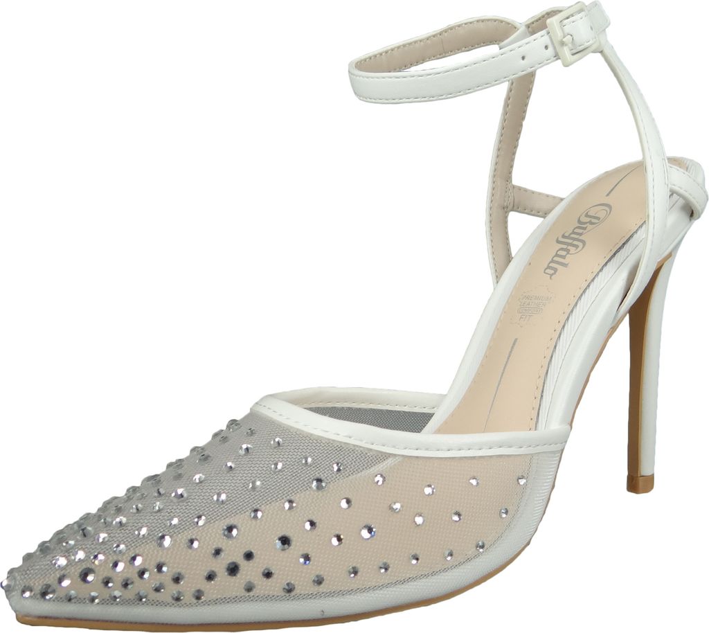 Buffalo Damen Sandalen Romina 1290153 Weiß