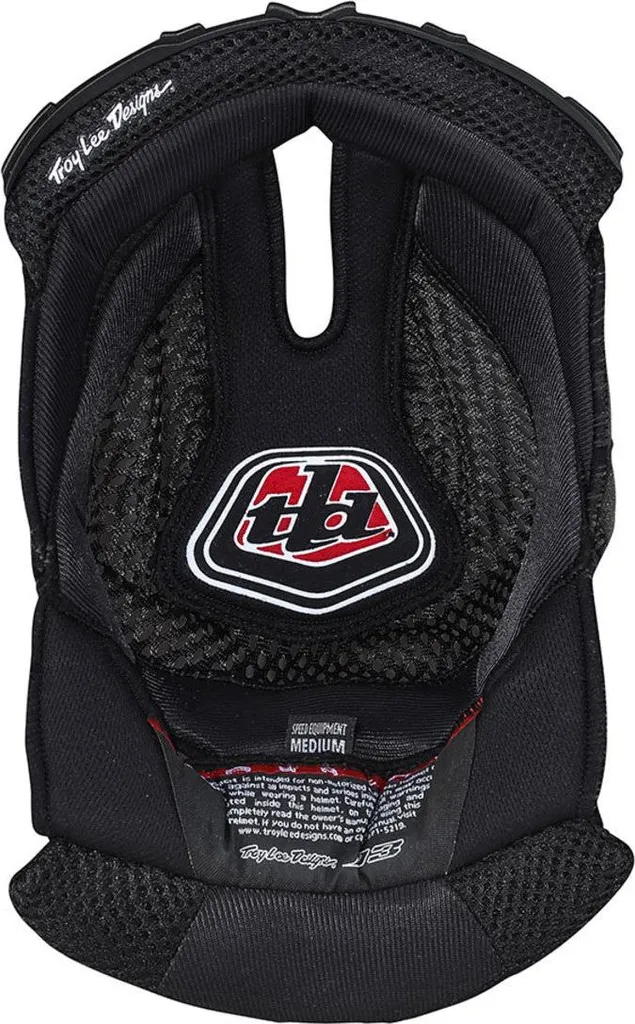 Mousses de Joues Troy Lee Designs D3 Pad Black L pour Casque de Descente
