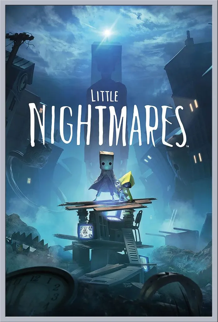 Affiche Little Nightmares Encadrée Prête à Poser - Cadre Argenté Pro