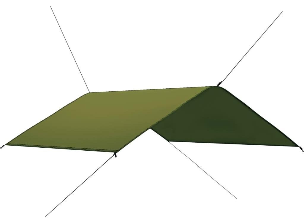 vidaXL Outdoor-Tarp 4x4 m Grün