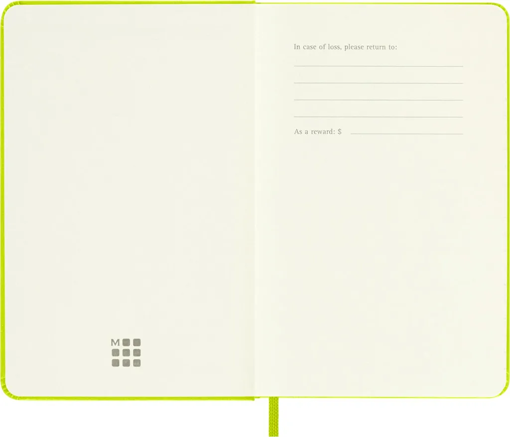 Carnet de Notes de Voyage A6 Moleskine Vert Lime pour Idées et Listes - 8