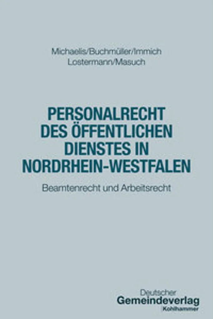 Personalrecht des Öffentlichen Dienstes NRW : Guide du Droit Public