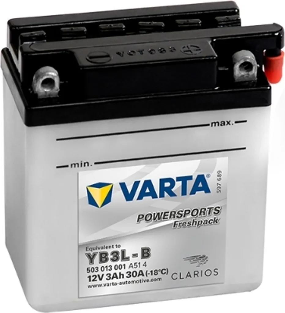 Offerta Batteria Varta YB3L-B 12V 3Ah - Prezzo Imbattibile V503013001